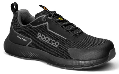 Productafbeelding van Sparco Traction Fuji veiligheidsschoenen, zwart, EU 43. Zwart, EU 43