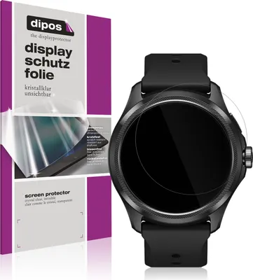 Produktbild von 4x Schutzfolie für Ticwatch Pro 5 klar Displayschutzfolie Folie Display Schutz dipos
