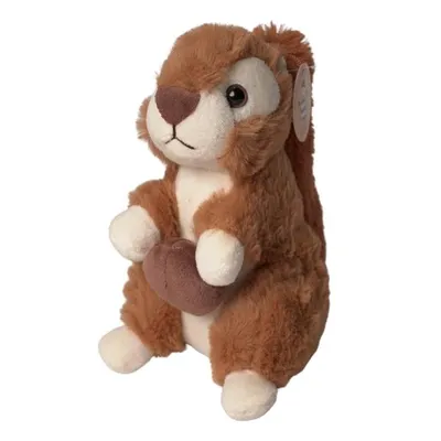 Produktbild von Plüschtier Eichhörnchen mit Nuss Stofftier weich Plüscheichhörnchen Kuscheltier Geschenk für Kinder