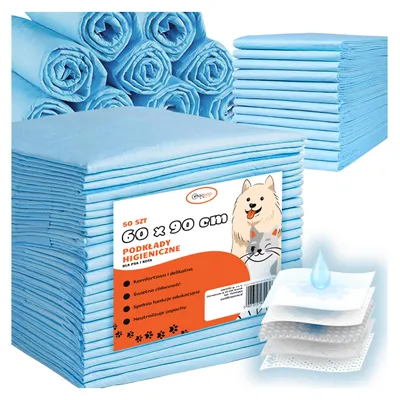 Produktbild von Gaczoo, Welpenunterlagen, Pipi Matten für Hunde, Katzen, 60x90, 350ml, 50 Stück