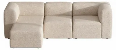 Produktbild von Cubic M Chaiselongsofa rechts oder links gewendet beige.