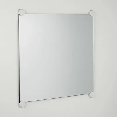 Immagine prodotto di pba 01 Specchio a parete 600x500mm con staffe in nylon