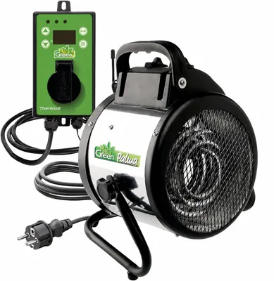 Ventilatorheizung 2000 W mit digitalem Thermostat