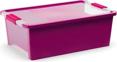 Produktbild von KIS Kunststoffbox Bi Box M Lila / Transparent