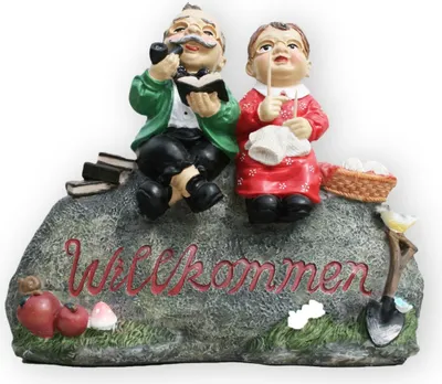 Produktbild von Willkommen Schild Oma und Opa Herzlich Willkommen Willkommensschild Haustür