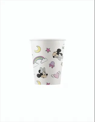 Immagine prodotto di Minnie con unicorno Unicorn Dreams 8 bicchieri di carta da 200 ml Compostabile
