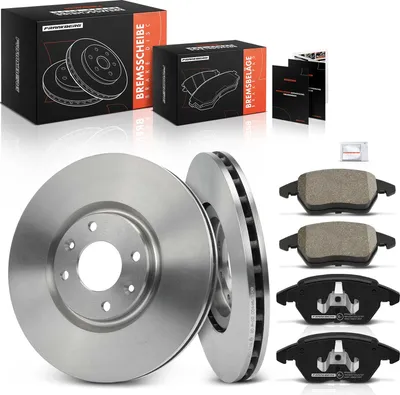 Image de Frankberg 2x disques de frein 4x plaquettes de frein avant pour Peugeot 208 I 3008 grande berline 308 I 308 SW I