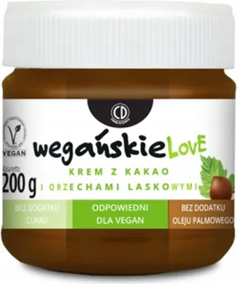 Image de VEGANSKIELOVE Crème noisette-cacao 200 g Vegan