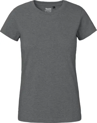 Produktbild von Neutral O80001 | Damen Classic T-Shirt / 100% Fairtrade Baumwolle - Farbe: Dark Heather - Größe: M
