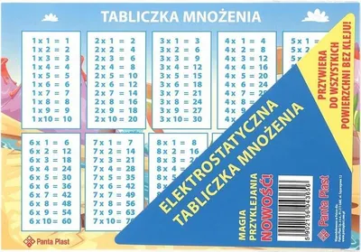 Zdjęcie produktu dla Elektrostatyczna Tabliczka Mnożenia