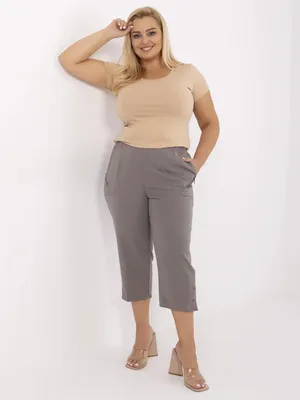 Imagen del producto de Pantalones de mujer de la marca Segemundus, color gris oscuro, talla 46
