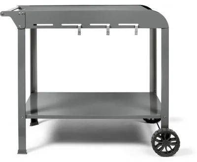 Immagine prodotto di Carrello per plancha - LIVOO - GS168G - 2 ruote ø 14,5 cm - Ripiano superiore 70 x 50 cm - Ripiano inferiore 79 x 49 cm