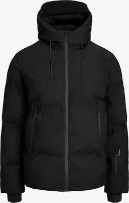 Produktbild von Jack & Jones 12283162_2161_L, Puffer, Uni, Erwachsener, Reißverschluss, Polyester, Schwarz