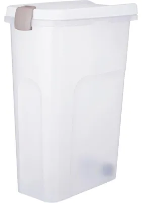 Produktbild von TRIXIE Tonne - transparent-weiß/weiß - 40 l/27 × 61 × 45 cm