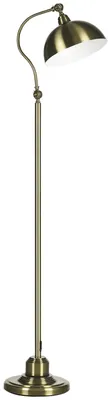 Productafbeelding van Vloerlamp in vintage-stijl, verstelbare hoek, messinglook, 42 ??cm x 25,5 cm x 152 cm, brons