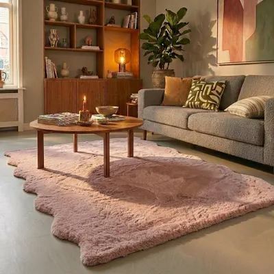 Produktbild von Volero - Hochflor Teppich - Comfy Supreme Wavy Rosa - 230x330 cm - Wohnzimmer, Kinderzimmer, Schlafzimmer, Babyzimmer - Modern, Retro