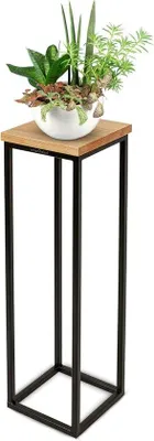 Produktbild von Eichenholz-Ständer mit Stahlrahmen, 70 cm, geölt