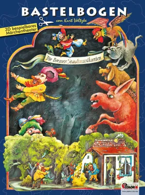 Produktbild von Atelier Color Bastelbogen 272058 Die Bremer Stadtmusikanten