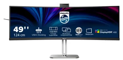 Produktbild von Philips 49B2U6900CH/00 Computerbildschirm 124 cm (48.8") 5120 x 1440 Pixel Dual QHD LCD Schwarz