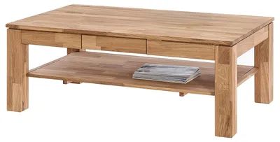 Produktbild von home24 Massiver Couchtisch - Eiche