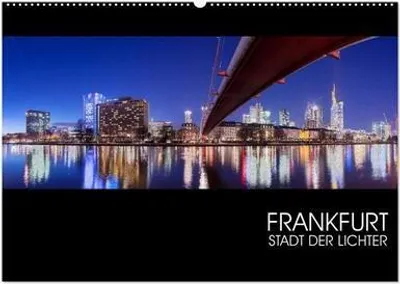 Immagine prodotto di Frankfurt (calendario da parete 2024, formato DIN A2, orizzontale), Calendario mensile CALVENDO: Città delle luci (CALVENDO - Luoghi)