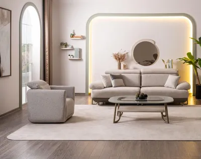Produktbild von Elegantes Set in modernem Design für ein stilvolles Wohnzimmer