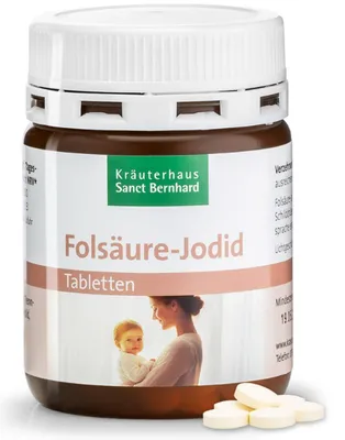Produktbild von Sanct Bernhard Folsäure-Jodid - 240 Tabletten