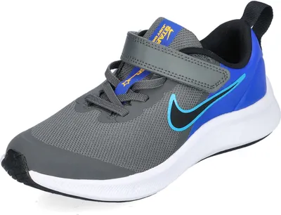 Produktbild von Nike Star Runner 3 iron grey/racer blue/black Größe EU 27,5