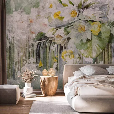 Produktbild von Selbstklebende Folie Fototapete - Wild Moment 343x245 cm Blumen b-C-0980-a-a