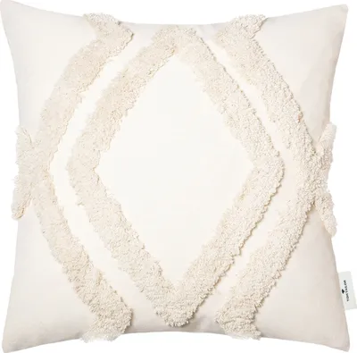 Zdjęcie produktu dla Poszewka na poduszkę - kremowa biel - 45 x 45 cm - z zamkiem błyskawicznym