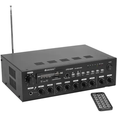 Produktbild von Omnitronic 80709703 Audioverstärker Leistung/Phase Schwarz (80709703)
