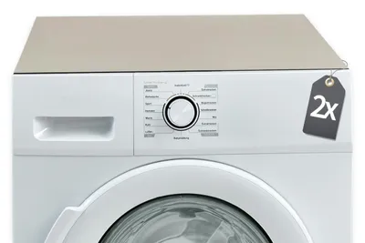 Produktbild von Waschmaschinen-Auflagen 2er beige rutschfest, waschbar