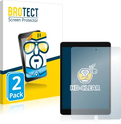 Produktbild von 2x Für Apple iPad 10.2" 2021 (9. Gen.) Schutzfolie BROTECT Displayschutz Display Schutz Folie Klar Transparent