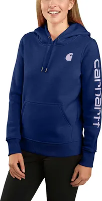 Produktbild von Carhartt Logo Kapuzenpullover Blau L Blau L