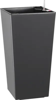 Produktbild von Dehner Kunststofftopf Elise mit Selbstbewässerungs-System, ca. 47 x 25 x 25 cm, anthrazit