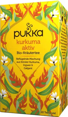 Produktbild von Kurkuma Aktiv - 20 Beutel 36g 4er Pack