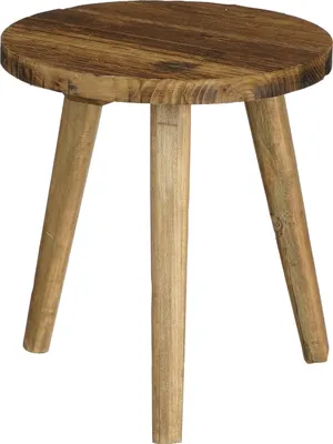 Image de Mica Decorations Table d'appoint Bold - 26x26x28 cm - Bois - Marron
