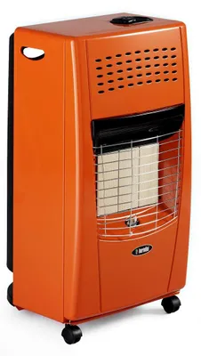 Zdjęcie produktu dla Piec gazowy Bartolini na gaz płynny Bella I Color 405 pomarańczowy 4200 W na podczerwień z zapłonem piezoelektrycznym