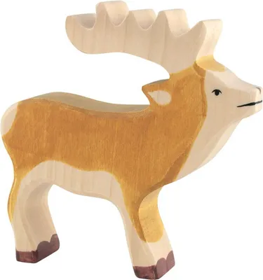 Produktbild von Holztiger Holz Hirsch Spielfigur nachhaltiges Spielzeug