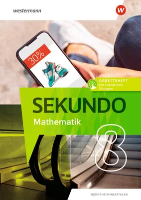Produktbild von Sekundo 8 mit interaktiven Übungen. 61- Mathematik für differenzierende Schulformen. Für Nordrhein-Westfalen