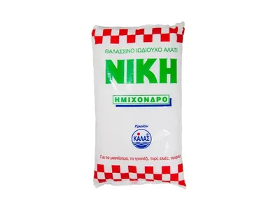 Productafbeelding van KALAS NIKI: Griekse, jodiumrijke zeezoutvlokken, 1 kg