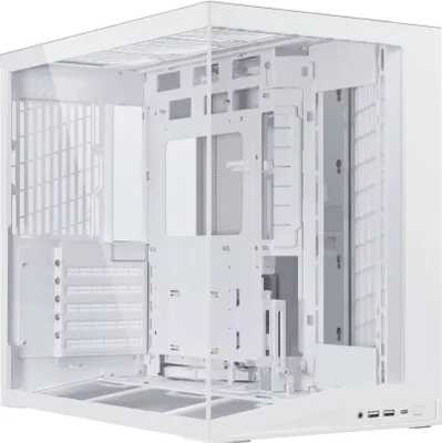Produktbild von LIAN LI O11 Dynamic Mini V2 PC-Gehäuse, Mini-Gehäuse, ATX, Tempered Glass - weiß