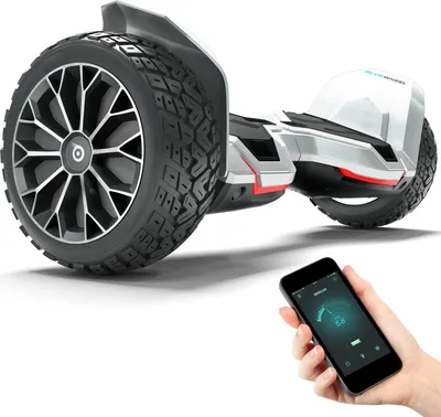 Produktbild von Bluewheel Hoverboard HX510_WT - 8.5" Vollgummireifen - LED-Scheinwerfer