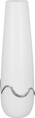 Zdjęcie produktu dla Gilde Vase, "Carino", Keramik, weiß, VE 1, L. 11.5 cm, B. 11.5 cm, H. 39 cm 32456 4063387324561