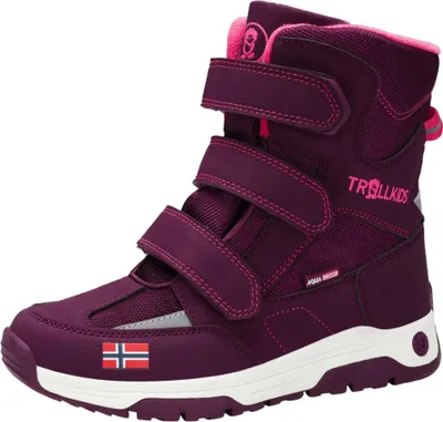 Produktbild von Trollkids Kids Lofoten Winter Boots Jungen Winterstiefel Rotwein 159-422 Grösse 38