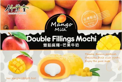 Immagine prodotto di Bamboo House Doppio ripieno Mochi Mango Latte 180g