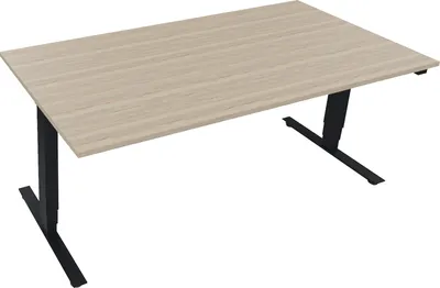 Produktbild von Sitz-/Stehtisch T-Kufe klappbar B1800xT900xH625-1285 an/Eiche Nat