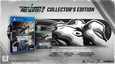 Produktbild von Activision Tony Hawk's Pro Skater 1+2 - Collector's Edition, PlayStation 4, T (Jugendliche)
