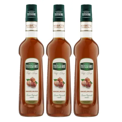 Produktbild von Mathieu Teisseire Getränke-Sirup Haselnuss 0,7L (3er Pack)