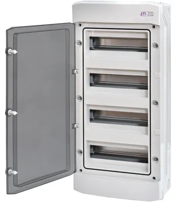Produktbild von ETI Kleinverteiler Aufputz 4-reihig 48 Module IP65